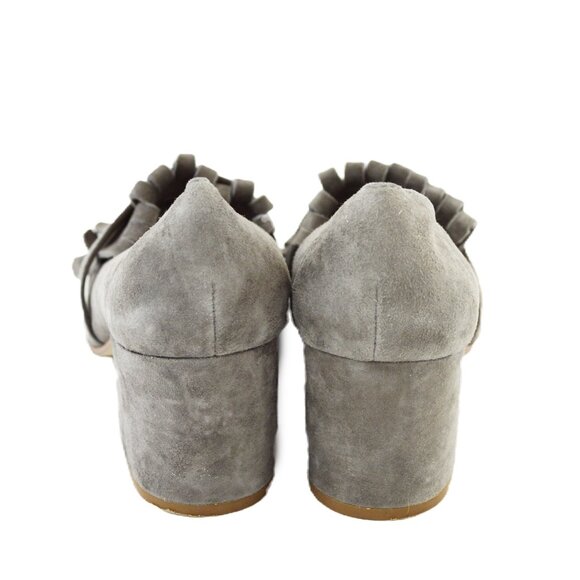 Steve Madden 'Kate' Suede Heeled Loafer #196-149 - Picture 4 of 5